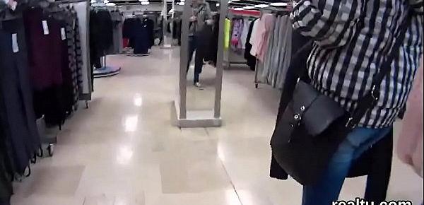  Perfect czech sweetie gets tempted in the mall and reamed in pov